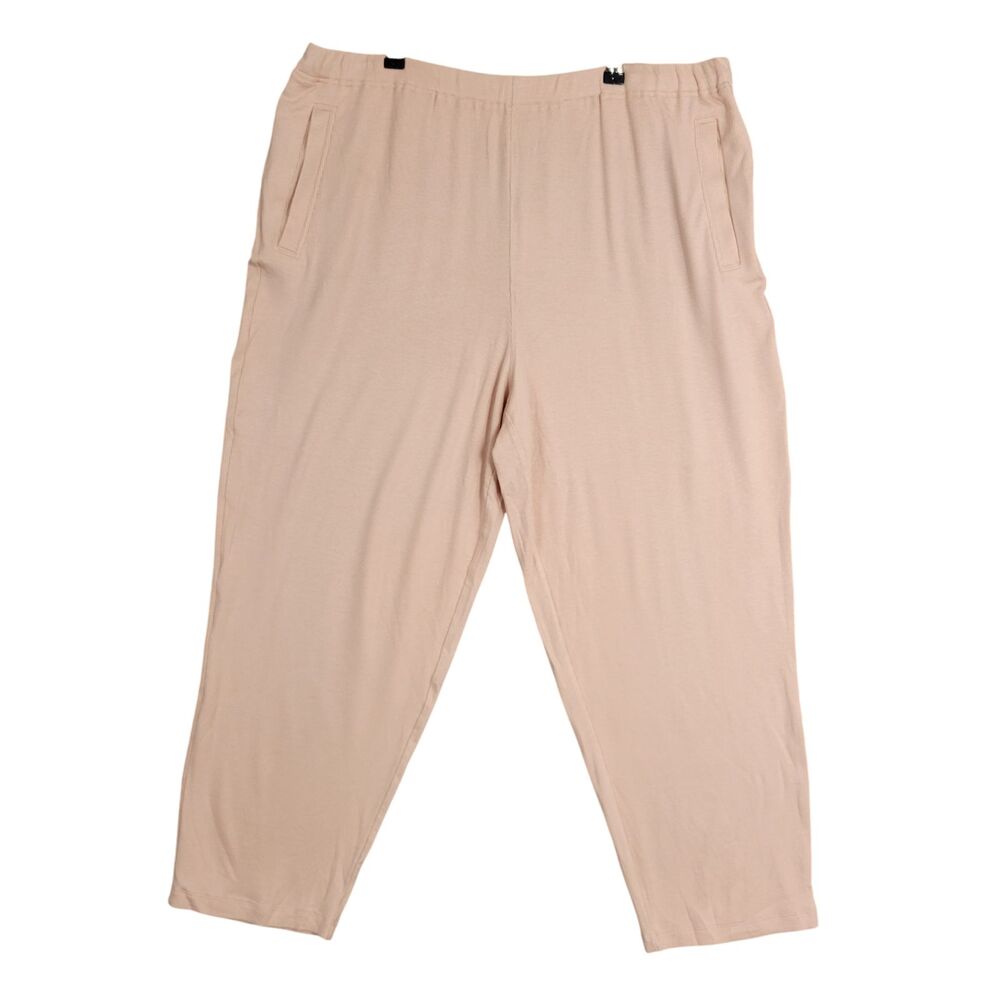 NWT BANANA REPUBLIC Cropped Jogger Ribbed Knit Pant Demure Blush SIZE XL